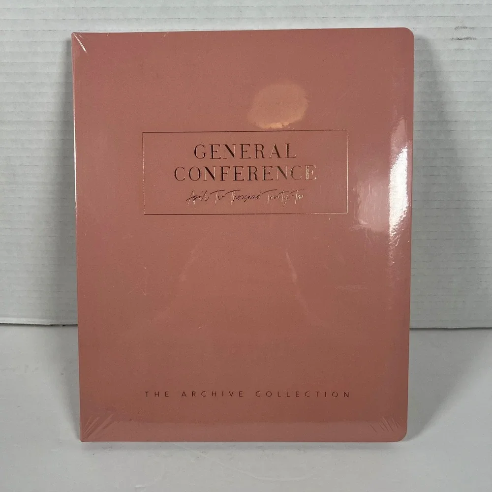 The Archive Collection General Conference April 2024 Journal Notebook Pink‎ Gold